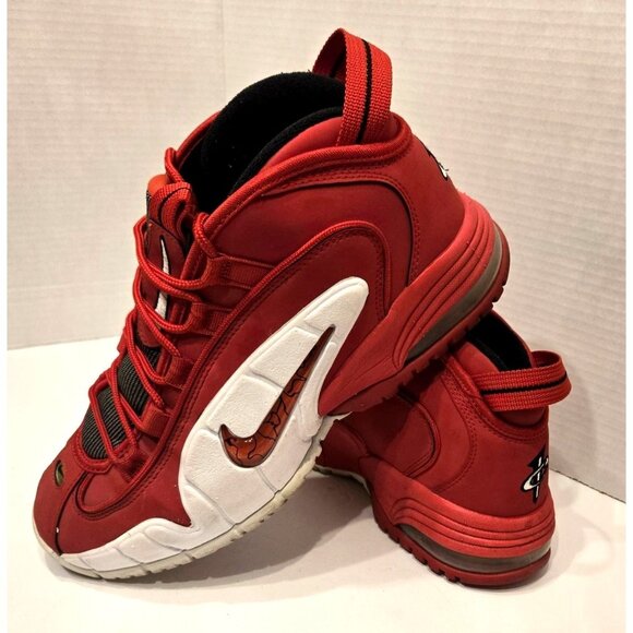 Nike Air Max Penny 1 Sneakers Size 10.5 Mens University Red 2014 685153-600 - Picture 1 of 8